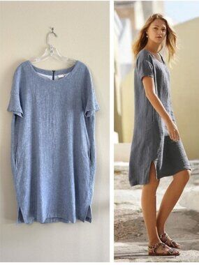 poetry denim dress Wrenley Denim Mini Dress